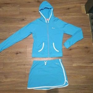 COPY - Y2K Vintage Guess 2 Piece Skirt & Hoodie Set